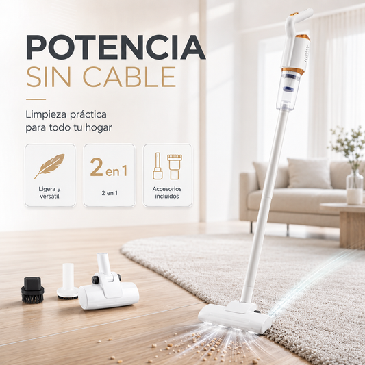 Aspirador inalámbrico de 120W